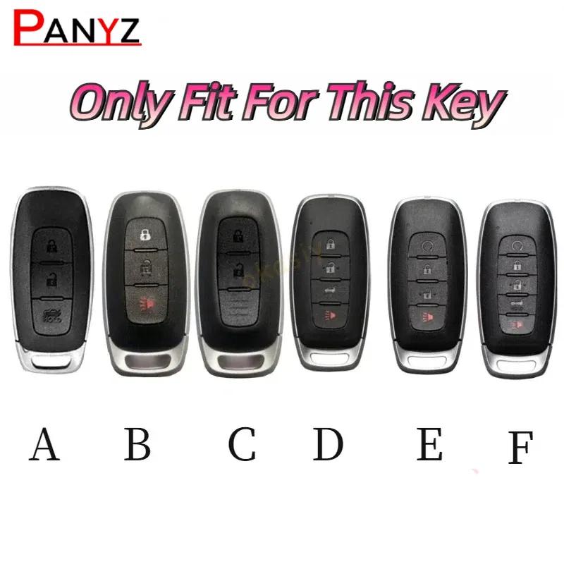 For Nissan Versa Maxima Rogue Armada Sentra Qashqai X-Trail 2/3/4/5Buttons 2022 2023 Accessories Car Zinc Alloy Key Case