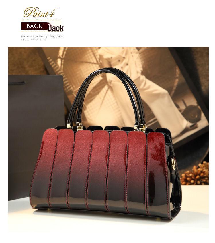 Luxuriöse 2025 Stilvolle Patchwork-Handtasche: Vielseitige Damen Umhängetasche & Mom Bag aus echtem Leder