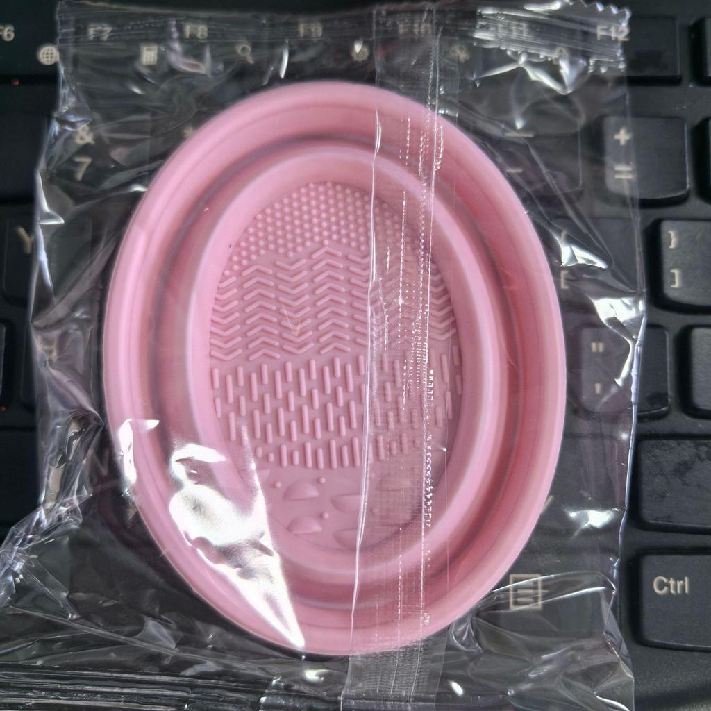 Silicone Makeup Brush Cleaning Bowl & Puff Pad Artifact