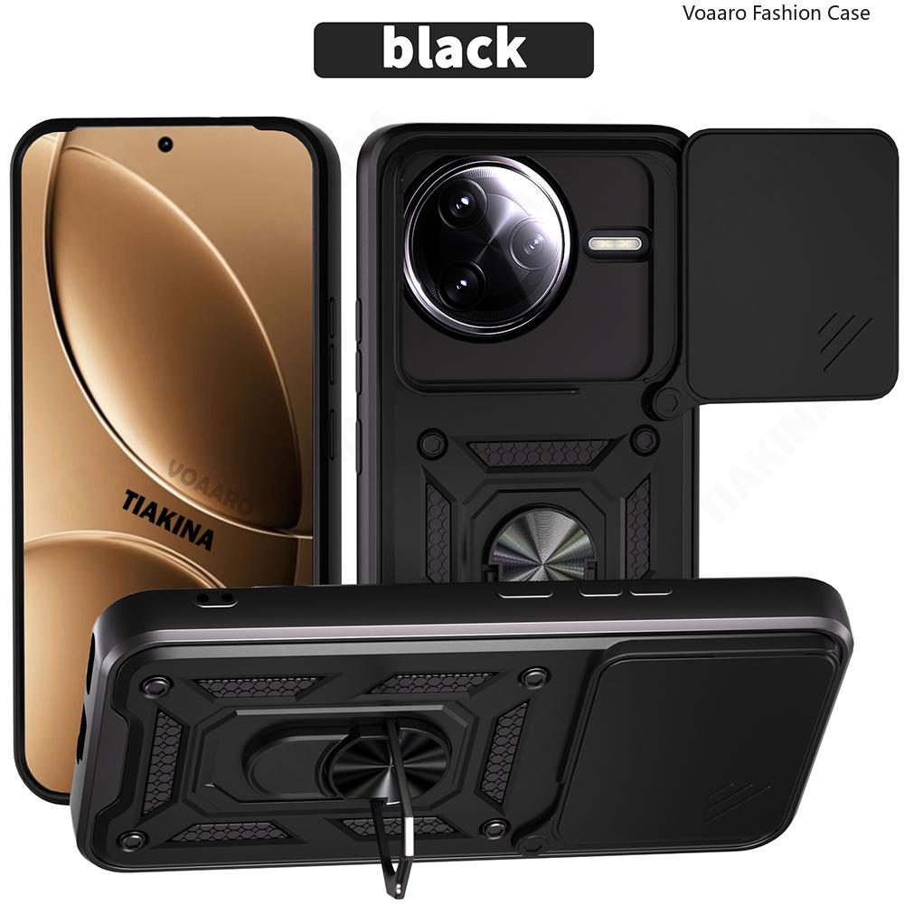 Rotate Slide Lens Funda for Xiaomi Redmi K80 Pro 5G Case for POCO F7 Ultra Armor Case Magnetic Ring Stand Holder Back Cover