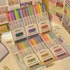Double-Ended Fluorescent Pens, 30 Vibrant Colors - Non-Bleeding for Student Planners & Highlights