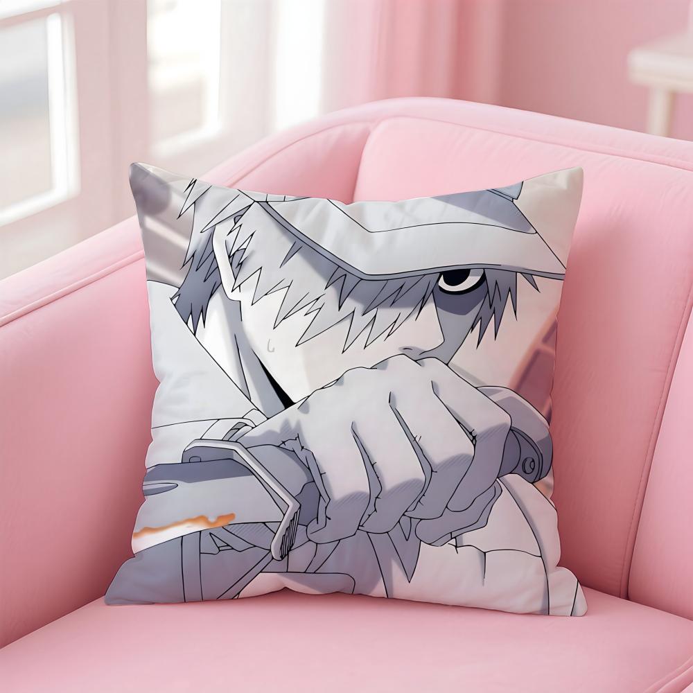 Anime C-Cells at WorkS Cushion Cover Comfortable Reversible Pillow Cover Ideal for Car Sofa Bedroom & Beyond