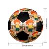 Meister Eder Indoor Soccer Ball Colorful Machine Stitched PVC Size 5 Team Training Competition Ready Durable High-Bounce Cool Sports Gift
