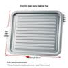 Small Rise Baking Pan: Household Oven Tray for Baking and Grilling