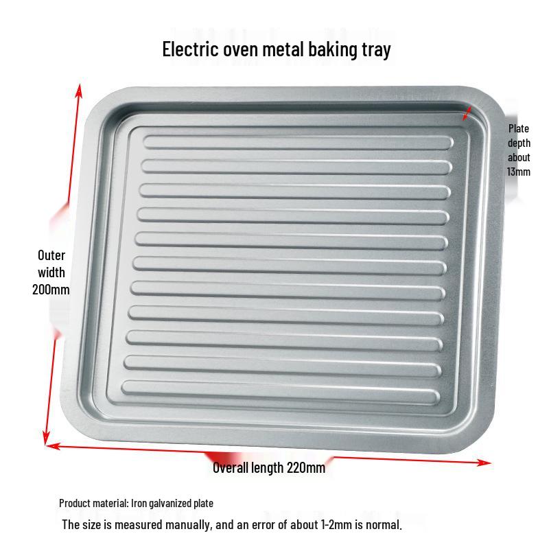 Small Rise Baking Pan: Household Oven Tray for Baking and Grilling
