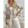 Ζακέτα με πλέξη ρόμβους Argyle - Q82795