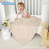 Soft Cotton Knit Baby Blanket With Raised Bobble Texture Solid Color Swaddle Wrap Infants 1-3 Years
