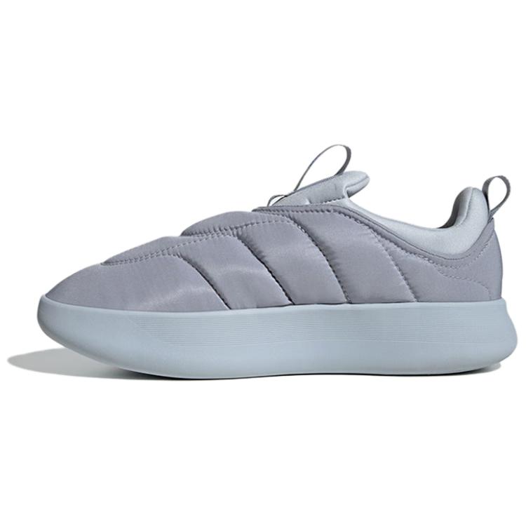 New Adidas Adipuff Anti Slip Wear Resistant Low Top Casual Shoes Unisex Gray Blue JP7707