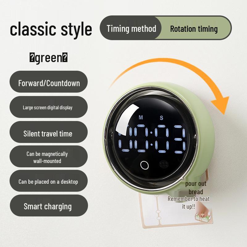 Intelligenter Sprach-Küchenwecker & Countdown-Alarm für Schülerdisziplin