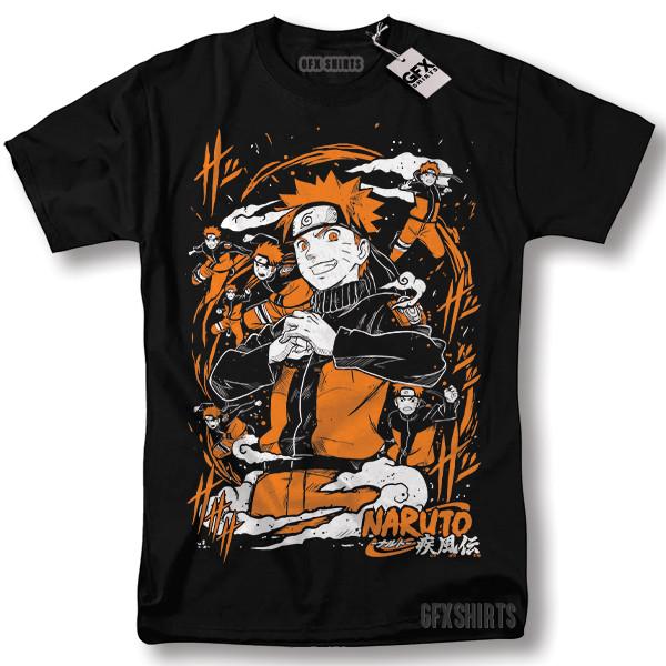 Naruto Itachi Uchiha Shirt Manga Strip Anime Manga Cosplay Graphic T-shirt S