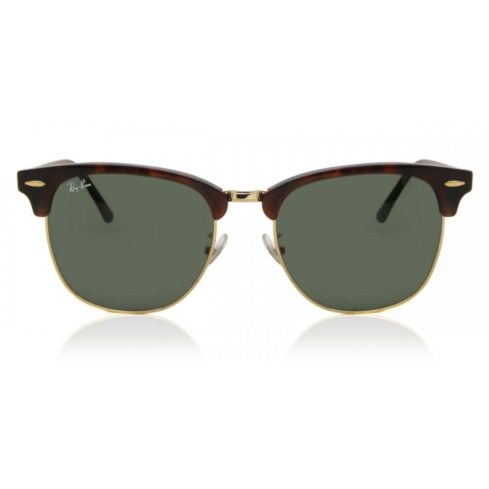 

Rb3016f Clubmaster Азиатская посадка W0366 Солнцезащитные очки унисекс Tortoise/Gold/55