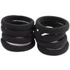 Black Seamless High Elastic Hair Tie Rubber Band 