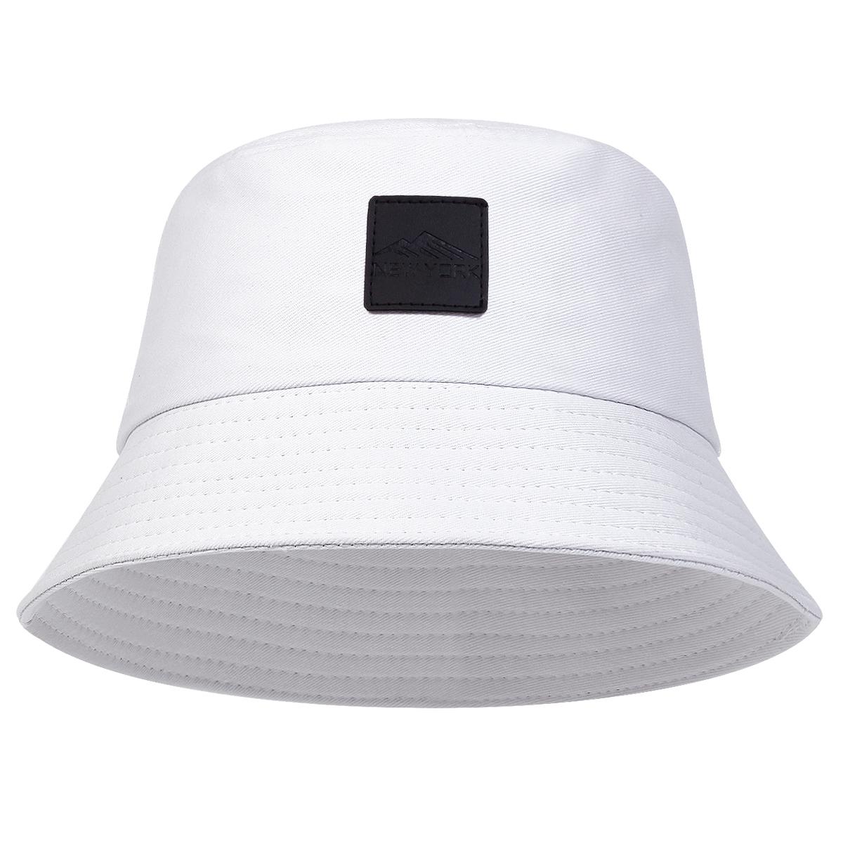 

Модная шляпа-ведро в стиле хип-хоп, летние уличные рыбацкие шляпы, женские шляпы от солнца, хлопковые дорожные шляпы для бассейна, Casquette белый