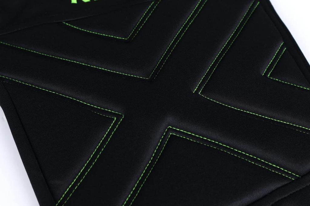 Kelme Professional Goalkeeper Pants with Protective Pads for Soccer, Goalkeeper, and Paintball, Black, Size 3XL