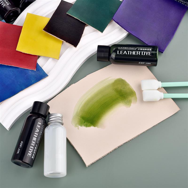 Vegetable Tanned Leather Pigment 30ml/Bottle Coloring DIY Leather Crafts Dye Graffiti Used For Vegetable Tanning Material