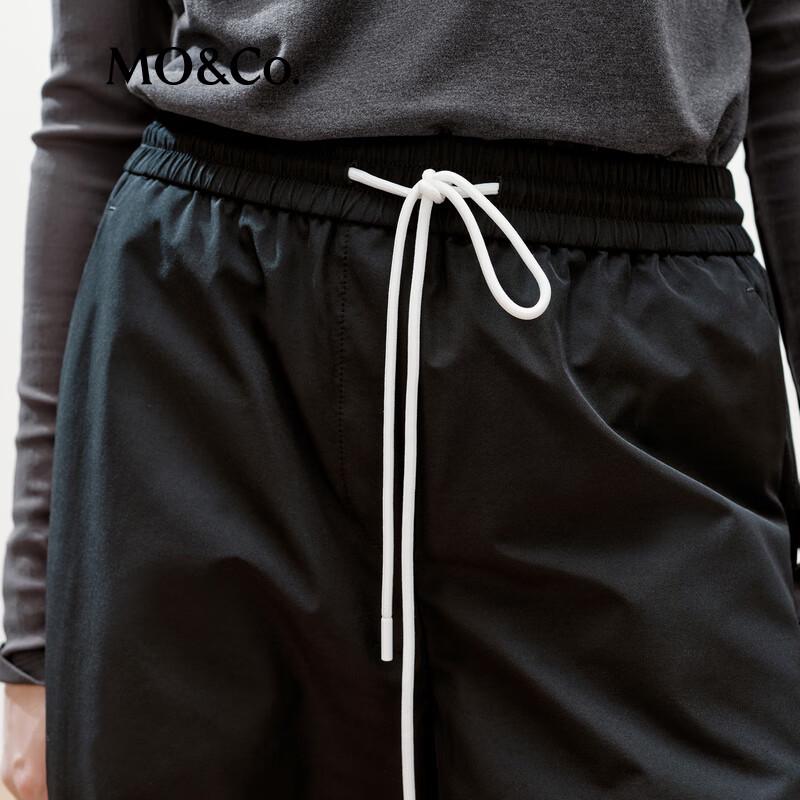 MO&Co. High-Waist Straight Leg Trousers