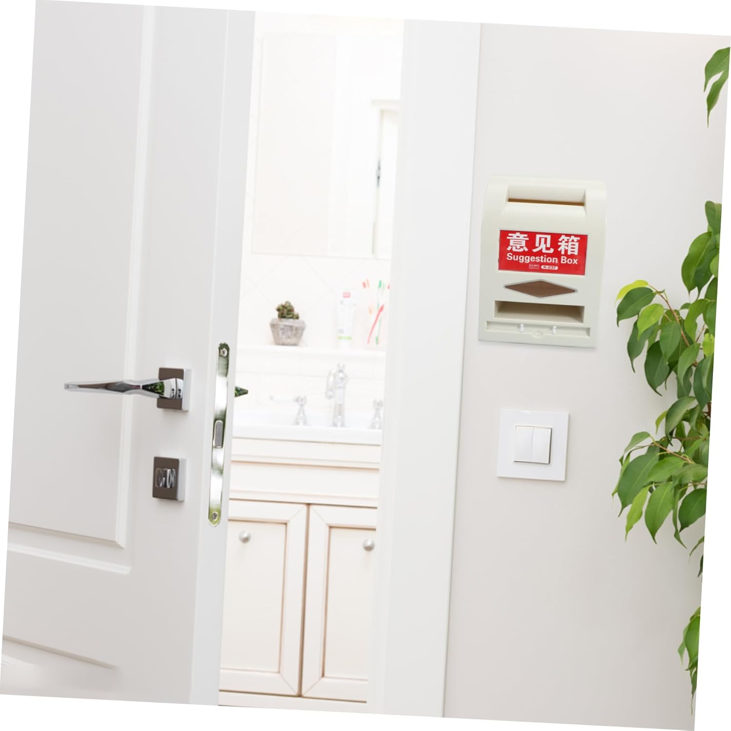 

Artibetter Office Mailbox Mailbox with Lock Boxes Drop Slot Safes