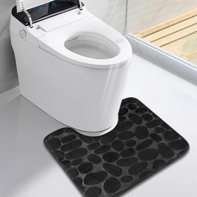 Podložka na toaletu odolná proti opotřebení Super absorpční neklouzavý design Dekorativní podložka do koupelny ve tvaru U