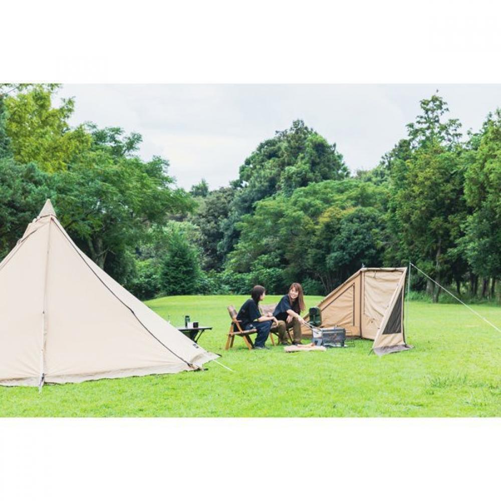 Campal Japan Tasso Mesh Screen Heptagon 3511000000 Sand Beige X Dark Brown 2024 Model [outdoor Screen]