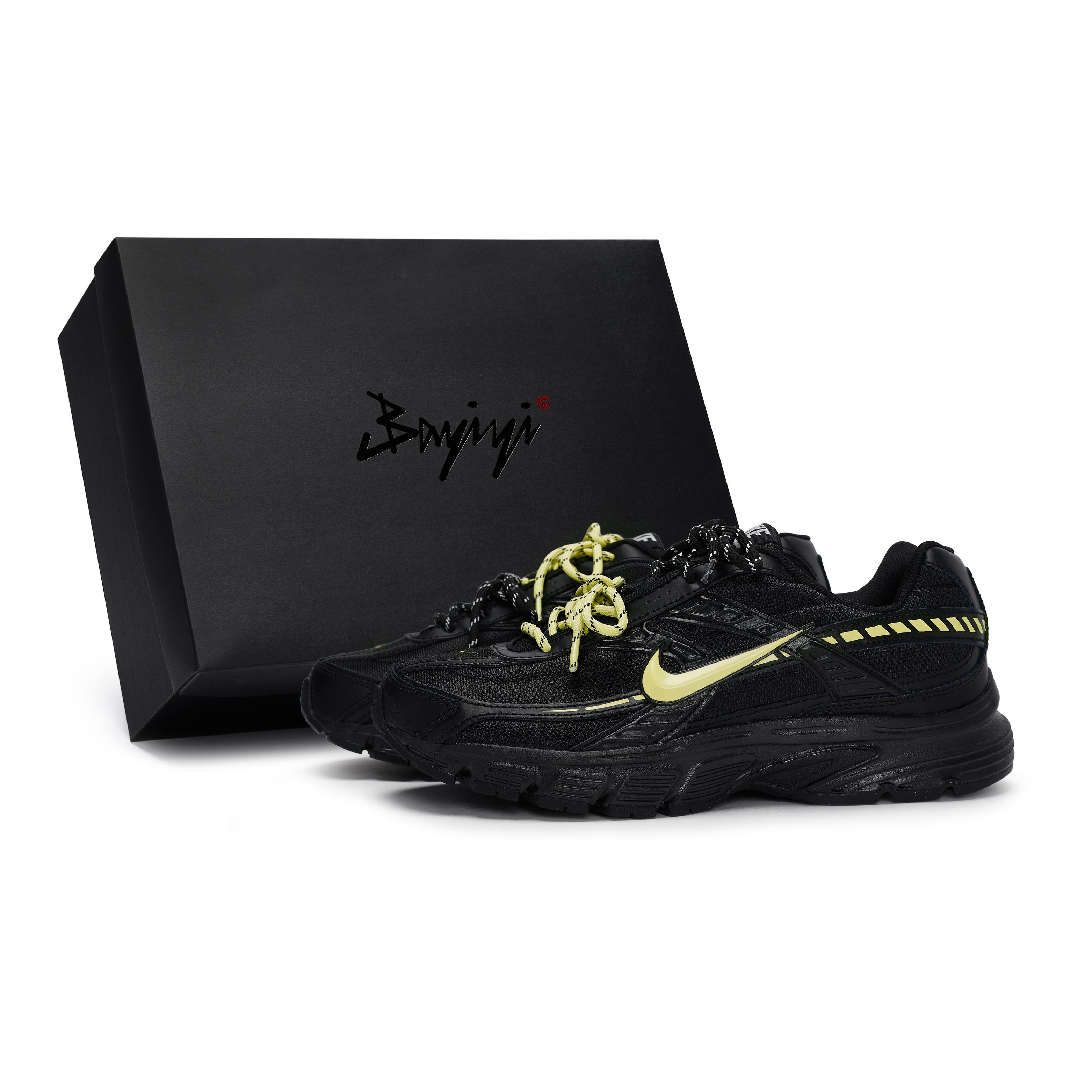 

Nike Initiator Slip Resistant Abrasion Resistant Low top Running Shoes Men s Black Yellow IB4595-001(Team80-S-BOX) 45
