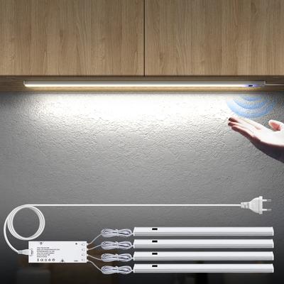 Hand Sweep Motion Sensor LED Lights Aluminum Bar Light Display Cabinet Wardrobe Lamp Backlight For Kitchen Night Lighting DC12V