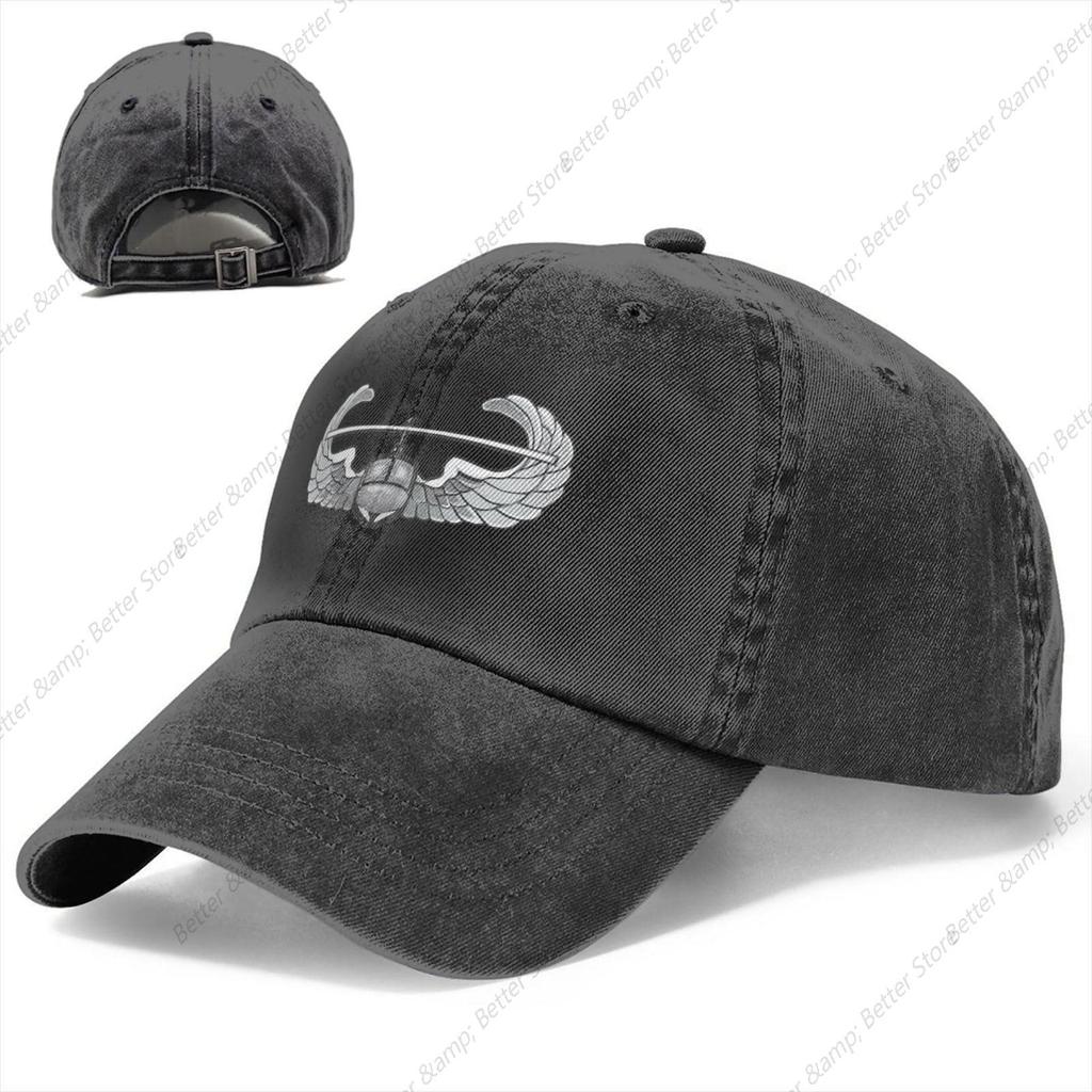 Proud Army Air Assault Wings Denim Trucker Hat Baseball Cap for Men Cowboy Dad