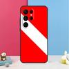 Diver Down Diving Flag Case For Samsung Galaxy S26 S23 Ultra S20 S21 S22 S24 S25 Plus S10 S25 FE Back Cover Shell