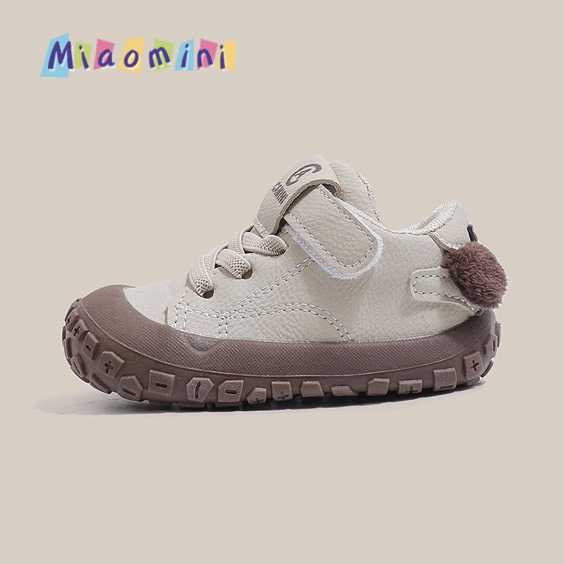 Spring & Autumn Korean-Style Casual Soft Sole Walker Shoes for Toddlers (1-3 Years) - Unisex, Comfortable, Anti-Kick