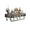 Space Aluminium Wall Shower Shampoo Rack Punch Free Wall Hanging Storage Rack  Kitchen