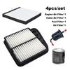 4pcs Filter Set For Dongfeng C31 C31S C32S C35 1.6L DFSK Parts SFG16C Engine Cabin A/C Air Fuel Gas Oil Filter Kit Accessories