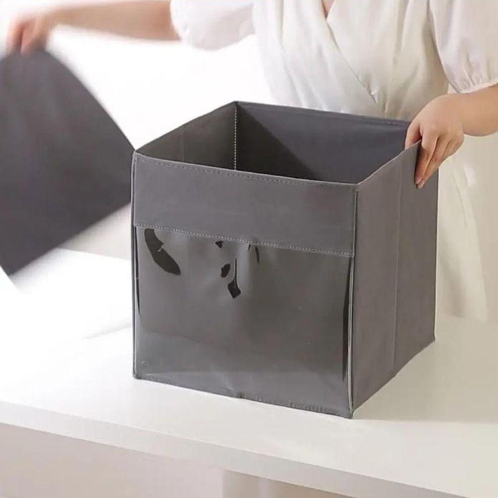 Large Capacity Book Storage Bag Non-woven Fabric Toy Organizer  Living Room