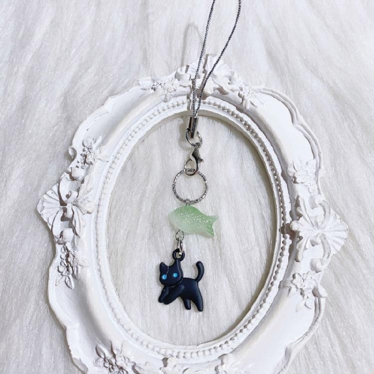 Fashion Keychain Pendant Multipurpose Phone Accessory Acrylic Alloy Texture Suitable for Students Professional Present