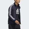 Adidas Stand Collar Full Zip Breathable Sports Jacket Men Jackets Legend-Ink-Blue GN0750