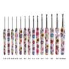 Soft Handle Aluminum Crochet Hook - Single Piece Wool Knitting Tool