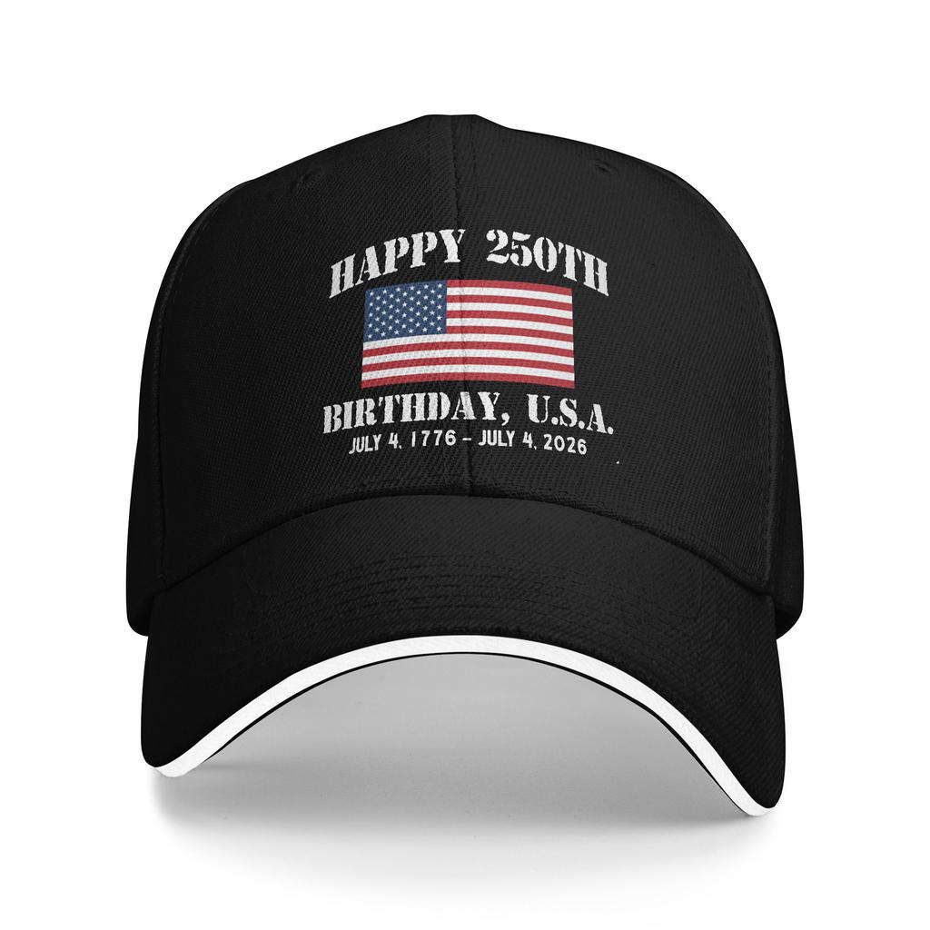 United States of America 250th Anniversary 1776-2026  Cap For Unisex WomenStylish Baseball Cap  Trucker Hat Daily Headewear Gift
