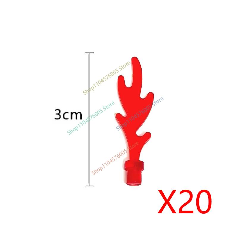 MOC City Scene Accessories Building Blocks Medieval Bonfire Flame Wine Bottle Reagent Bottle Box Compatible Mini Bricks Toys T11