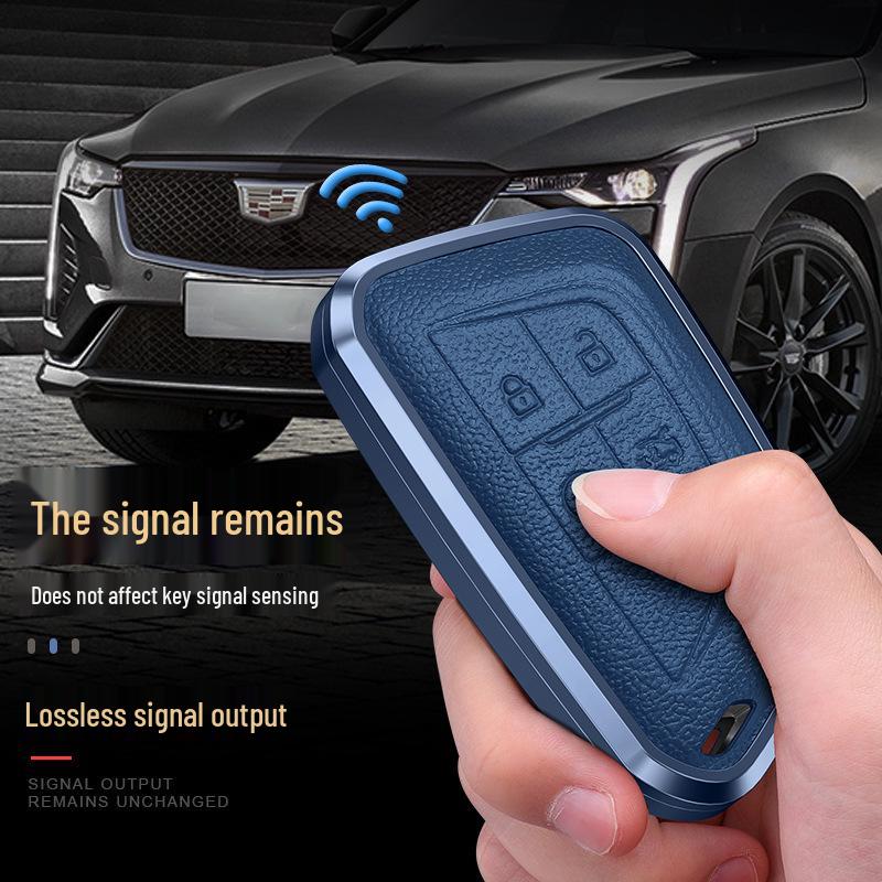 Cadillac Key Case for XT5, XT4, CT5, XT6, CT6 - Keychain and Protective Shell