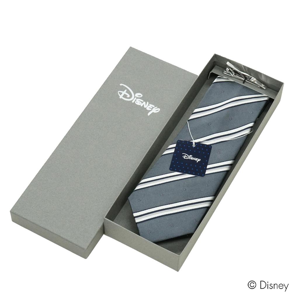 [Disney] Tie & Tie Bar Set DN902511-2 Gray