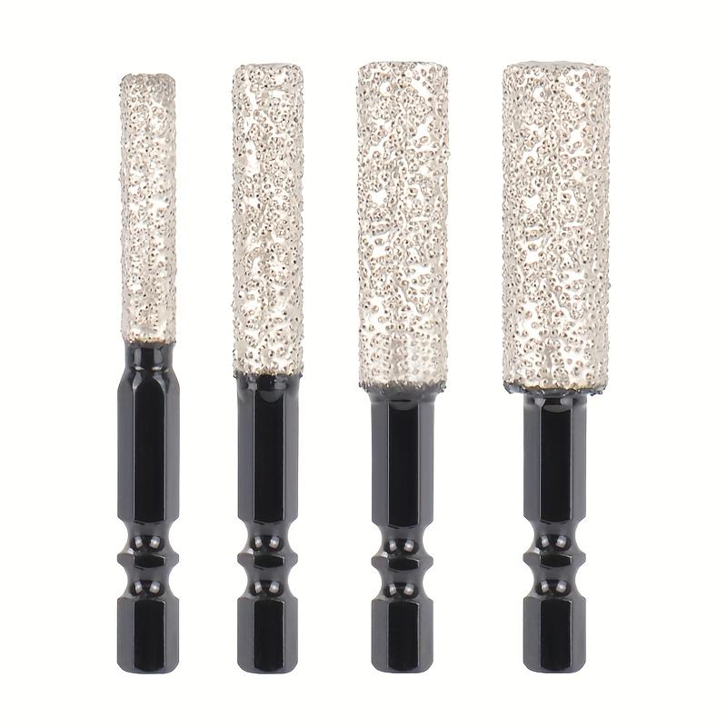 Drilling and Grinding Hexagonal Shank Diamond Drill Bit Hole Saw for Dry Ceramic Tile, Marble, Granite, and Porcelain 6-12mm
