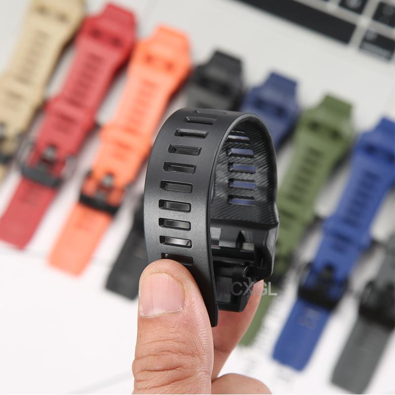 Rubber Strap For Casio G-Squad GBD-H1000-1A7JR Men's Strap GBD-H1000 GBD H1000 Replacement Bracelet
