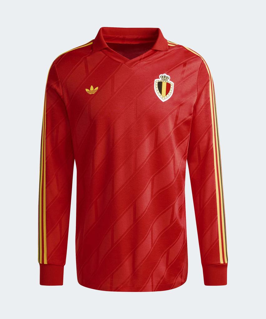 ADIDAS Belgium Home Jersey 1986 - Red / Ka5111