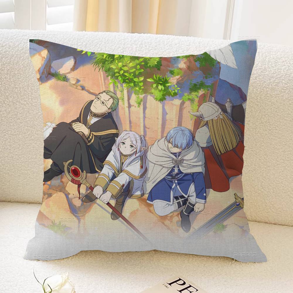 Japanese Anime Frieren Beyond Journeys End Lucky Dragon pillow cover sofa cushion cover home room decoration children gift