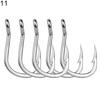 5/10Pcs Stainless Steel Fish Hook Jig Big Fishing Bait Holder Tackle Tool
