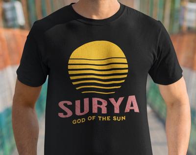 Surya God of the Sun - Hindu Mythology and Hinduism T-shirt