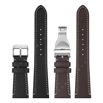 Classic 20mm 22mm Genuine Leather Deployment Watch Strap for Tudor Heritage Black Bay 58 Watchband Black Bay GMT Glamour Date Bracelet