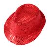 Sequin Dance Jazz Cap Shiny Glitter Jazz Hat Korean Version Sequins Fedora Hat  Adult