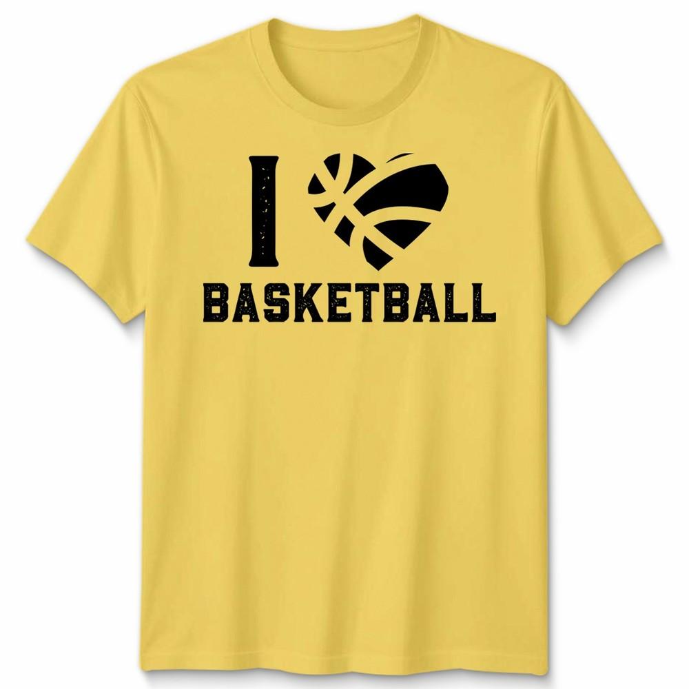I Love Basketball Sports Fan Tee Unisex Unisex Graphic Unisex TShirt