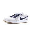 Jordan Air Jordan 1 Ammortizzazione Antiscivolo Basse Vintage Scarpe da Pallacanestro Unisex Grigio Bianco 553558-146(Team676-)