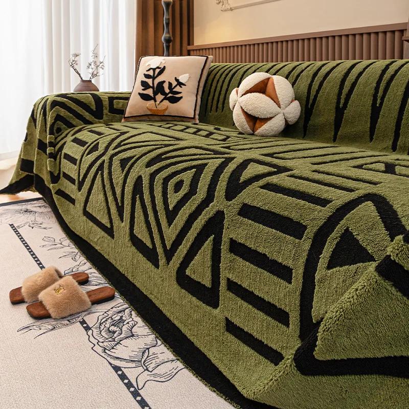 

Чехол для дивана Retro Luxury Four All Season, универсальный, с защитой от царапин от кошек, чехол для дивана, одеяло, ковер, дорожный коврик 180x130cm 1pcs