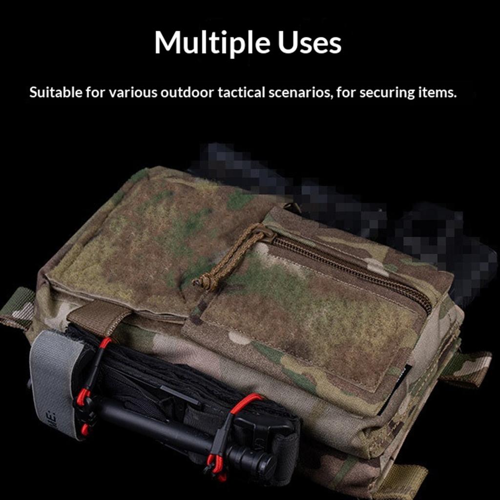 3Pcs Tourniquet Holder Strap Reusable Elastic TQ Retention Bands Outdoor Training Backpack Lanyard for Tactic Game Accessories
